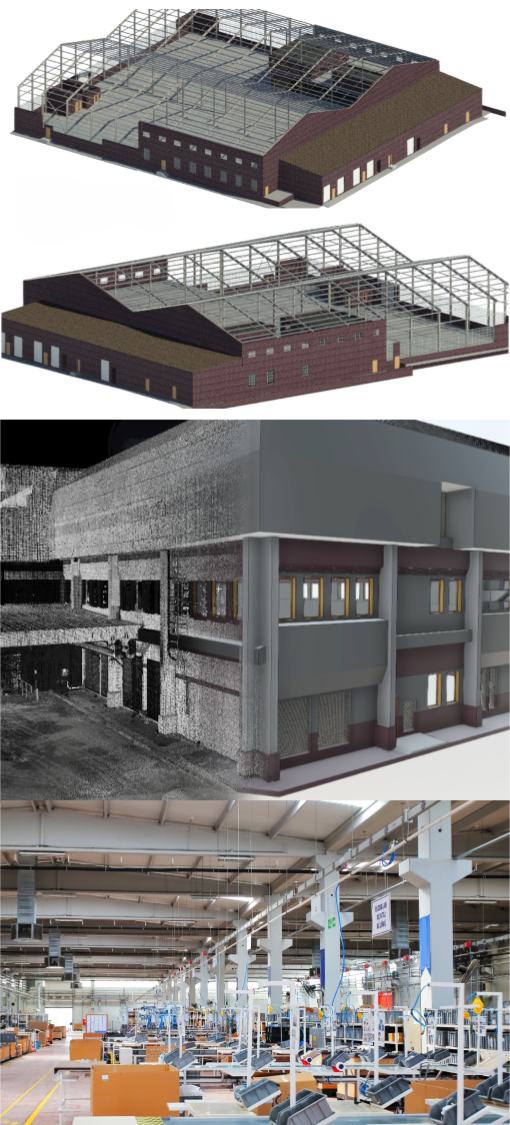 3d Laser scan revit model